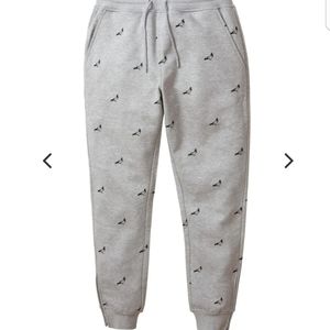 Staple Pigeon All Over Logo Heather Sweats Sz M